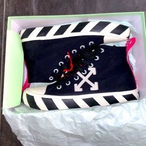 Off white mid top shoes